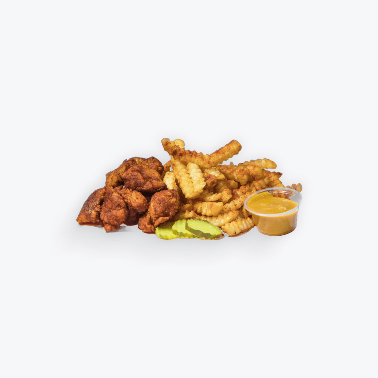 Lava Chunks with Fries